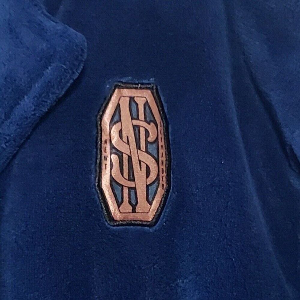 Harry Potter Fantastic Beasts Bath Robe Newt Scamander OS Blue Robe Factory - Picture 3 of 11